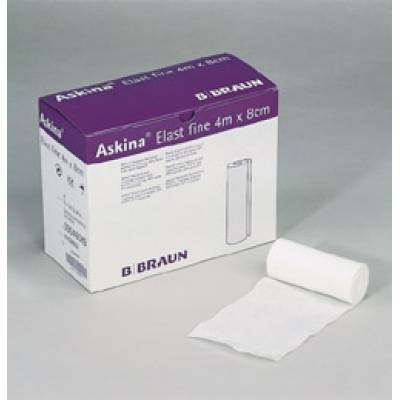 Askina Elast Fine, Mullbd., elast., nackt,  8cmx4m, AP, 20St.