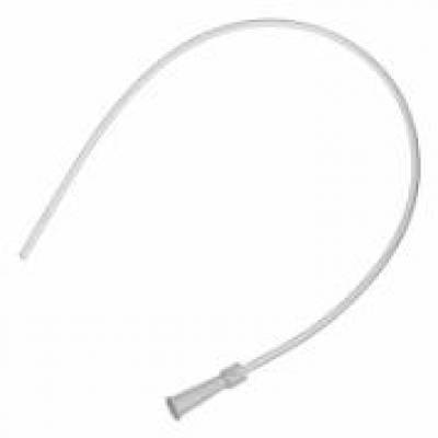 Einmal-Absaugkatheter Typ Ideal, Ch. 16, ca. 60cm lang, gebogen, 2 seitl. Augen,  orange, 100St.