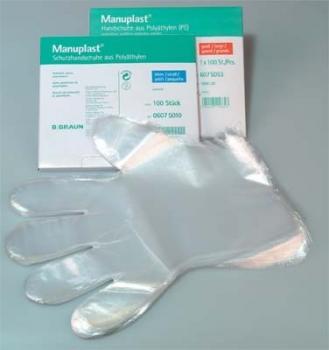 Manuplast PE - Untersuchungshandschuhe, Damengröße S, 100St.