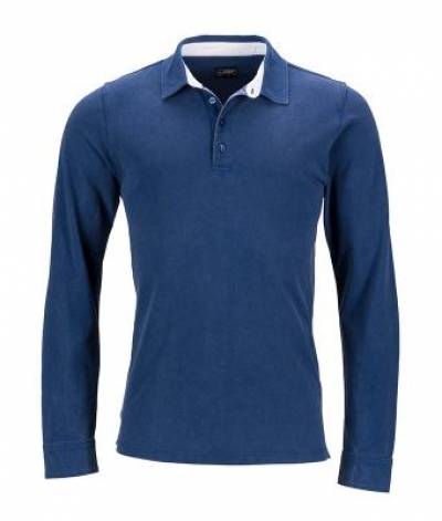 Polo Piquet Men, Langarm Polo-Shirt, verschiedene Farben