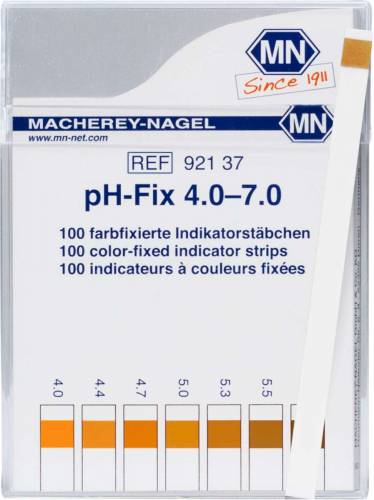 pH-Indikatorstaebchen MN 4.0 - 7.0, 100St.