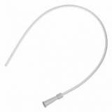 Einmal-Absaugkatheter Typ Ideal, Ch. 18, ca. 60cm lang, gerade, 2 seitl. Augen, rot, 100St.